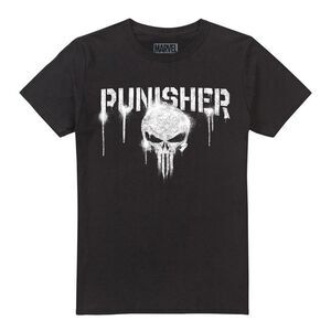 The Punisher Mens Logo T-Shirt / Black